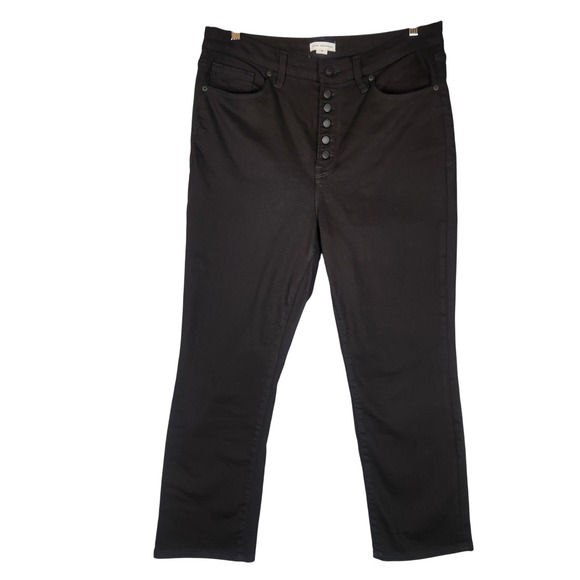 Good American Jeans Women's 16‎ Black Always Fits Good Legs Straight Stretch - Picture 1 of 8